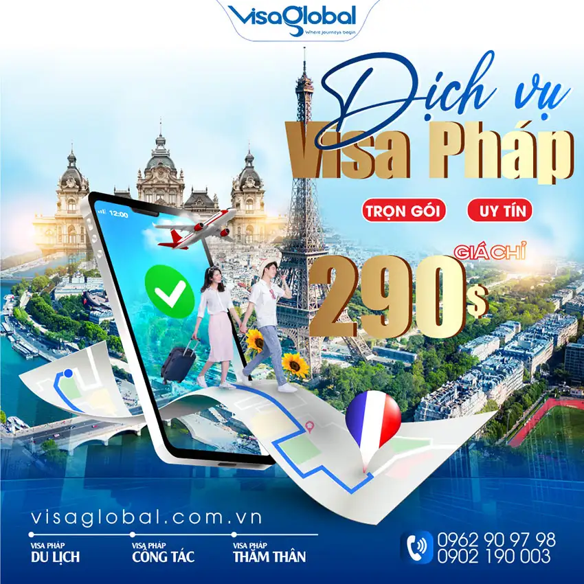 Dịch vụ làm visa Pháp uy tín